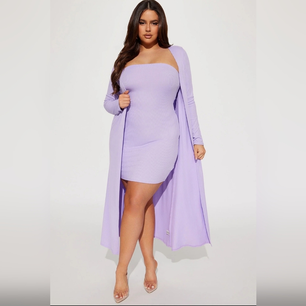 Fashion Nova Mirabelle Mini Dress Set